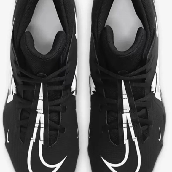 Nike Alpha Menace 3 Shark Football Cleat Black CV0584-001 mens 11.5 wide - Picture 3 of 7